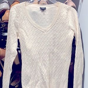 Talbots Pima cotton lightweight sweater, medium.